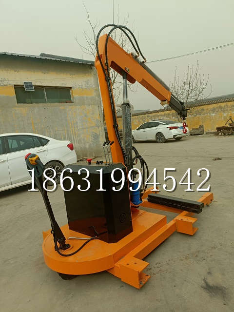 四会市自卸车厢随车吊 自制轮式四不像起重机 四驱平板吊 5吨 贵盛